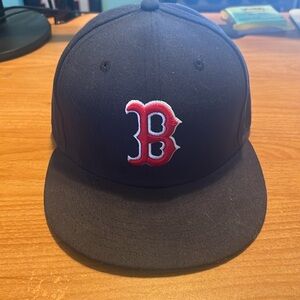 Boston Red Sox new era fitted hat. Size 7 1/8